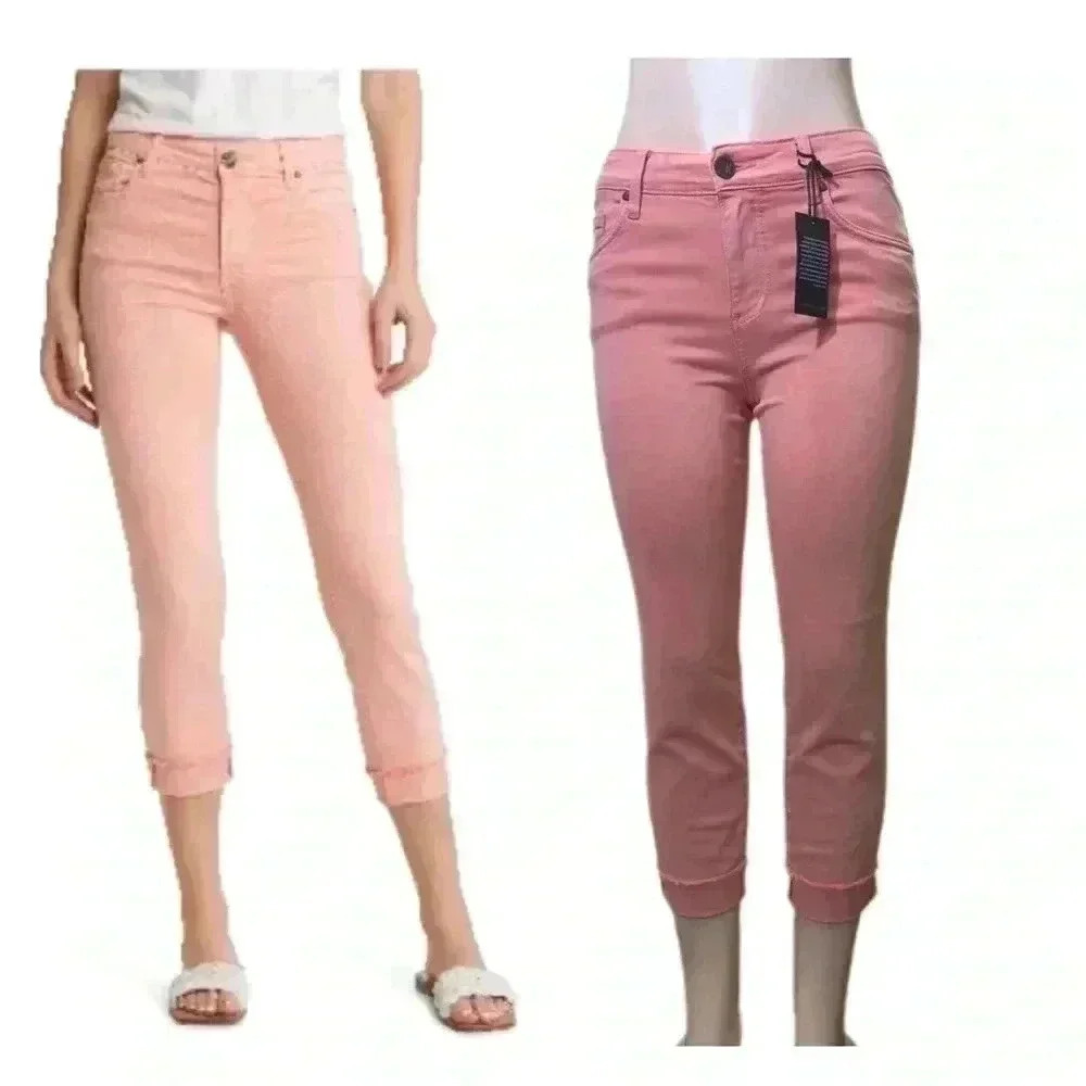 NWT From The Kloth Amy High Waisted Ankle Length Pants.